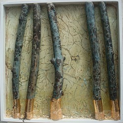 IM GEBÜSCH II, 40x40 cm            on wood